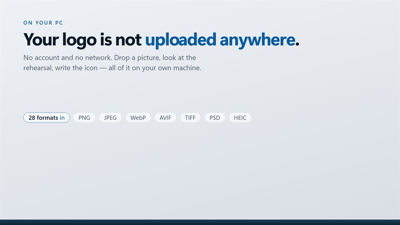Your logo is not uploaded anywhere.