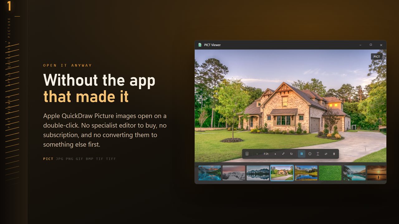PICT files open without the app that made them.